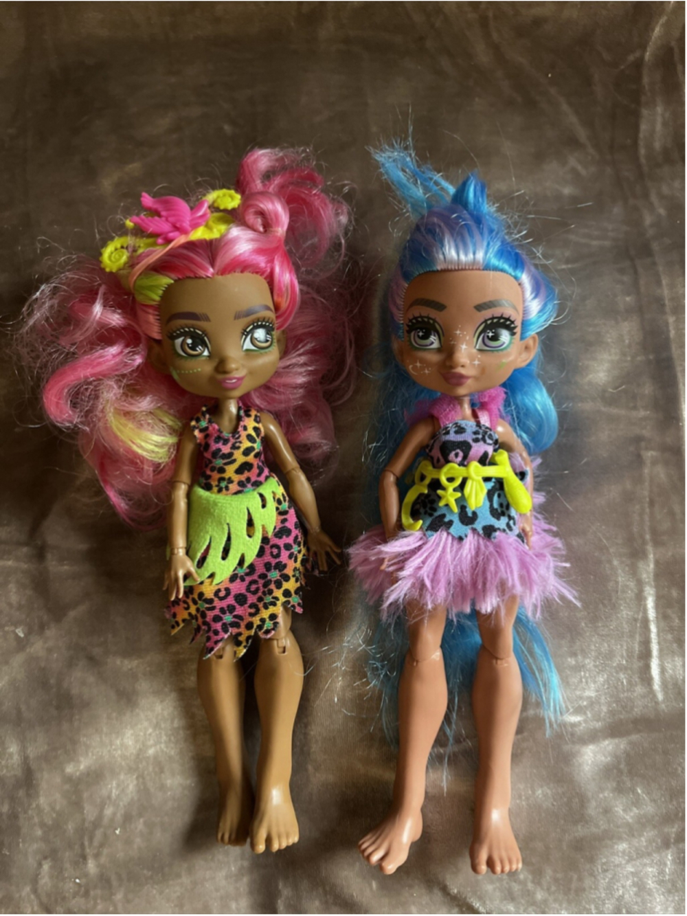 Cave Club Doll Lot Of 2 Mattel Tella & Fernessa - stocking stuffer ideas , SEE